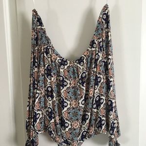 XXI off the shoulder crop blouse size M